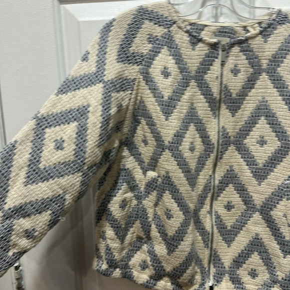 Zara Girls BEAUTIFUL woven jacket size 7/8 EUC - Picture 2 of 5